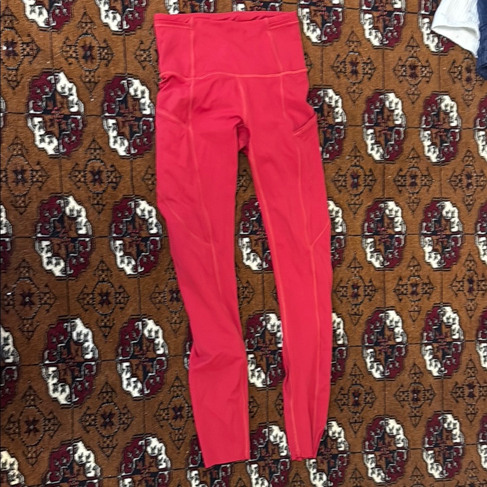 lululemon athletica Red Leggings